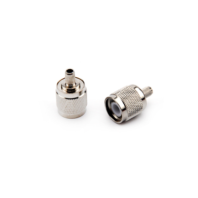 TNC Plug Male Crimp For RG58 RG59 RG6 LMR195 LMR200 RG223 Cable Connector