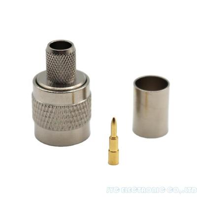 TNC Plug Male Straight Clamp For RG6 RG21 RG212 RG59 RG302 Cable Connector