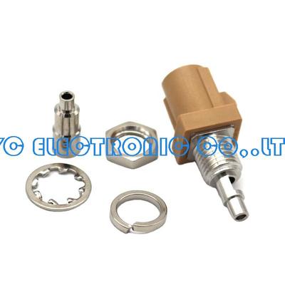 Fakra Connector Straight Solder For RG1.13 1.32 1.37 RG178 Cable SMB Fakra Connector