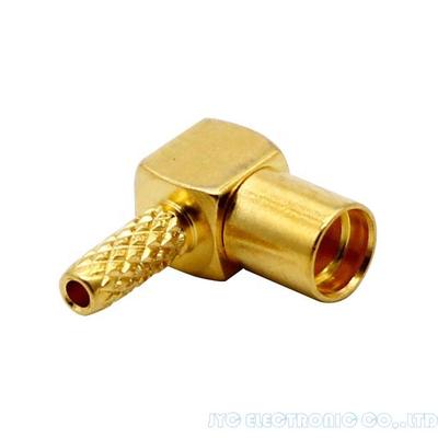 MMCX Jack Female Right Angle 90 Degree Crimp For RG174 RG316 RG178 Cable Connector