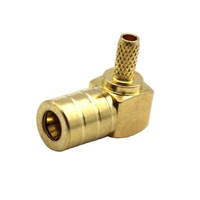 Right Angle SMB Female Crimp For RG316 RG174 Cable Coaxial Connector