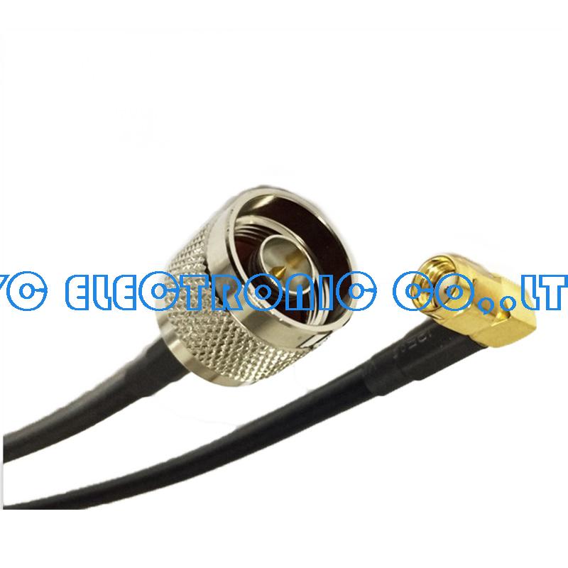 cctv cable N male to right angle male SMA for RG174 RG58