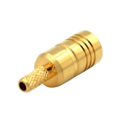 RF Connector Straight SMB Female Crimp For RG316 RG174 Cable Connector Gold Plating
