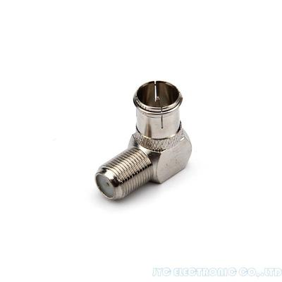 CCTV Camera F Male pal plug to F female right angle ra Connector type