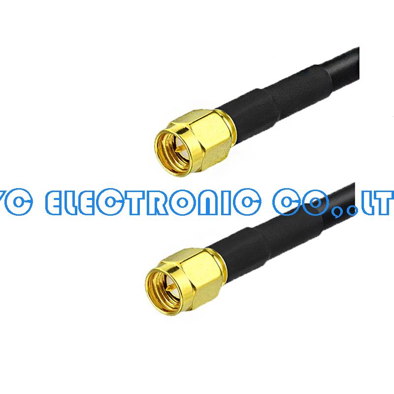 Coaxial cable assembly SMA male to SMA male for LMR200 LMR400
