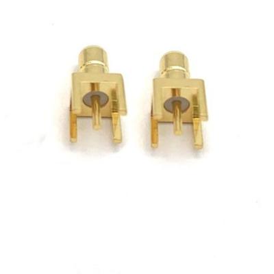 RF Coaxial Connector Straight SMB Male Edge For PCB Mount