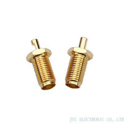 High quality Gold Plated Straight SMA Female to for RG1.13 RG1.32 RG178 Connector