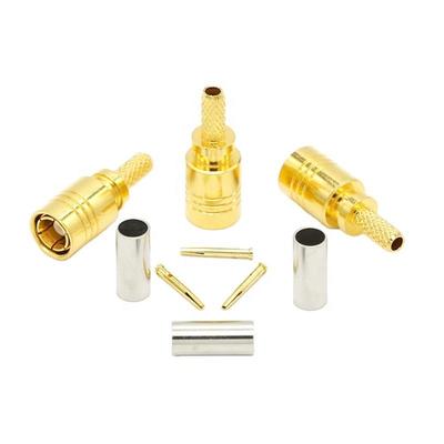RF Connector Straight SMB Female Crimp For RG316 RG174 Cable Connector Gold Plating