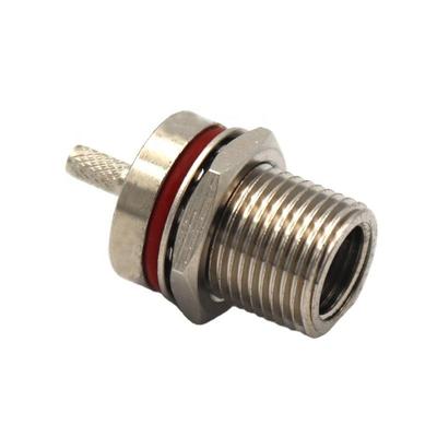 FME Plug Male Bulkhead O-Ring Crimp For RG174 RG316 RG178 Cable Connector