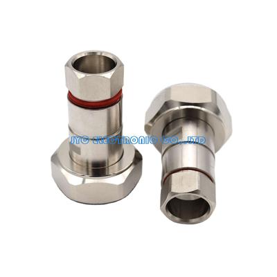 DIN 4.3-10 male plug connector for 1/2"jumper Feeder cable push pull type