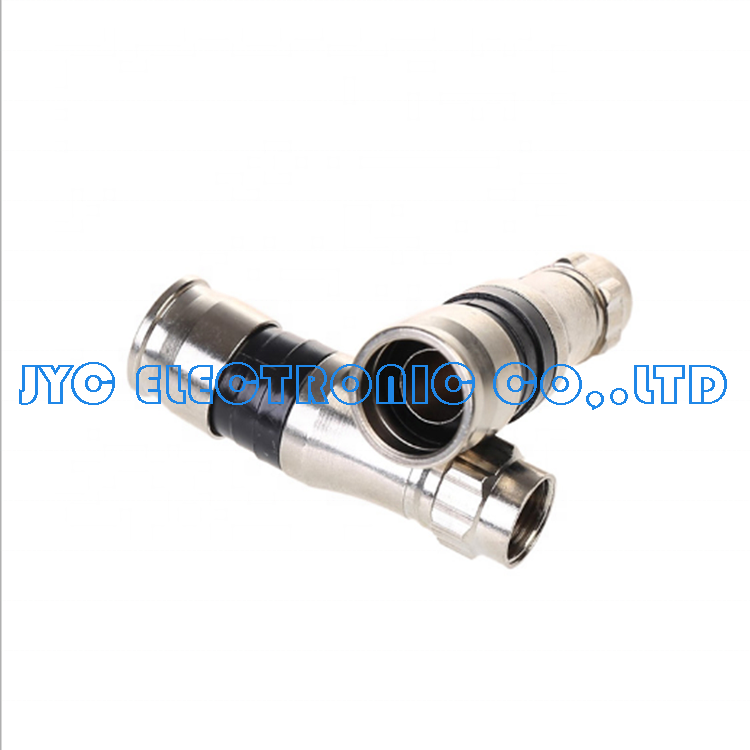 F compression Nickel plated &nbsp;for RG58/RG59/RG6 /RG11 connector