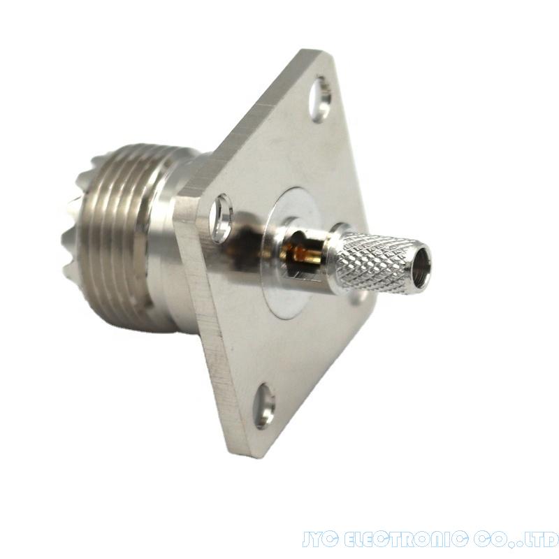 BNC Male To PL-259 SO239 Female Jack Jumper Pigtail Cable RG58 6' MADE IN USA EB - Foto 8